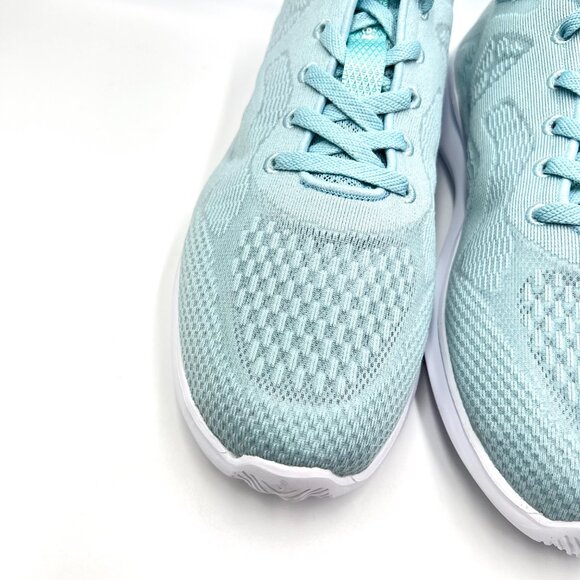 11W 11 WIDE WIDTH Propet Travelbound Spright Light Blue Knit Comfort Sneakers - Picture 4 of 12